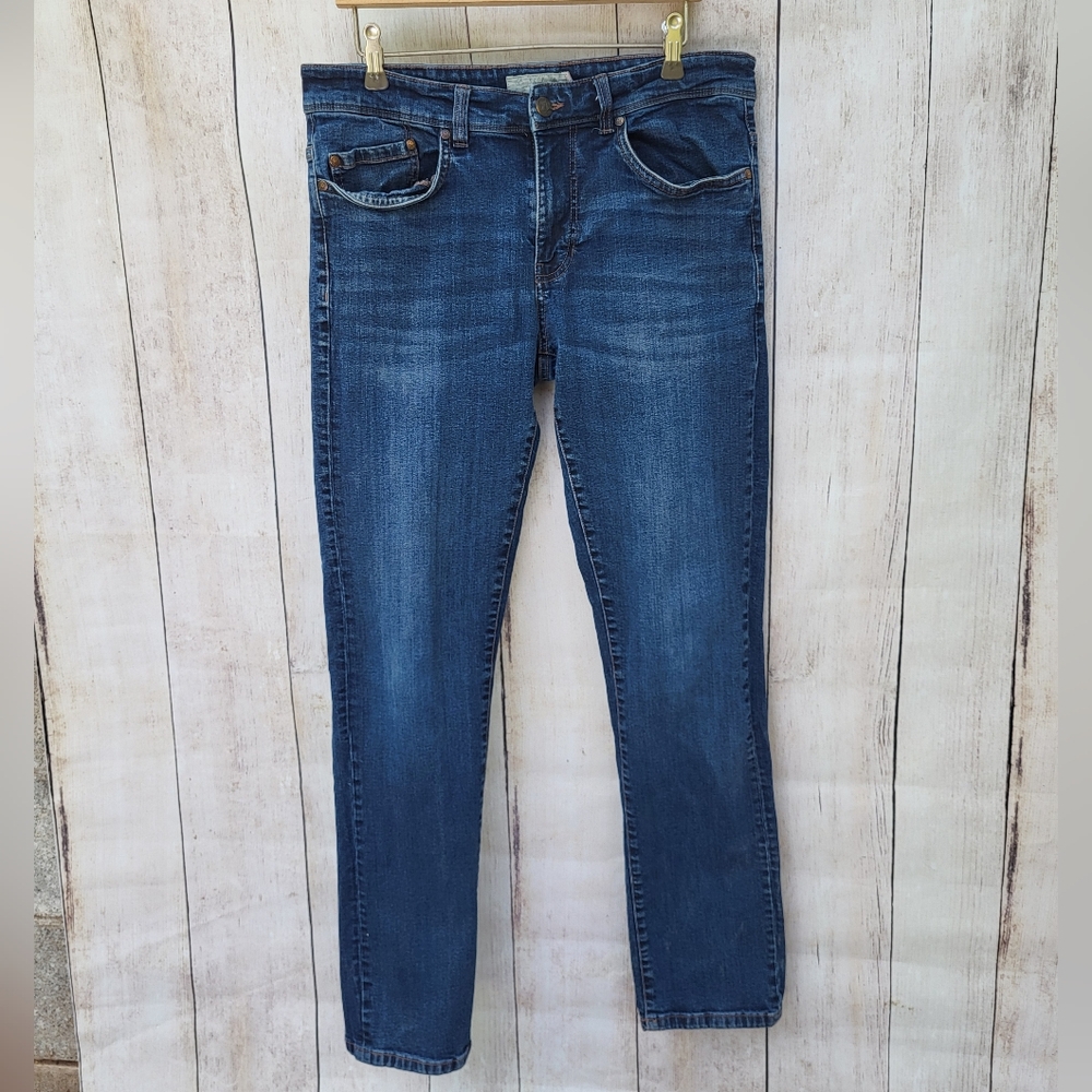Men's English Laundry Sutton Slim Straight Dark Wash Denim